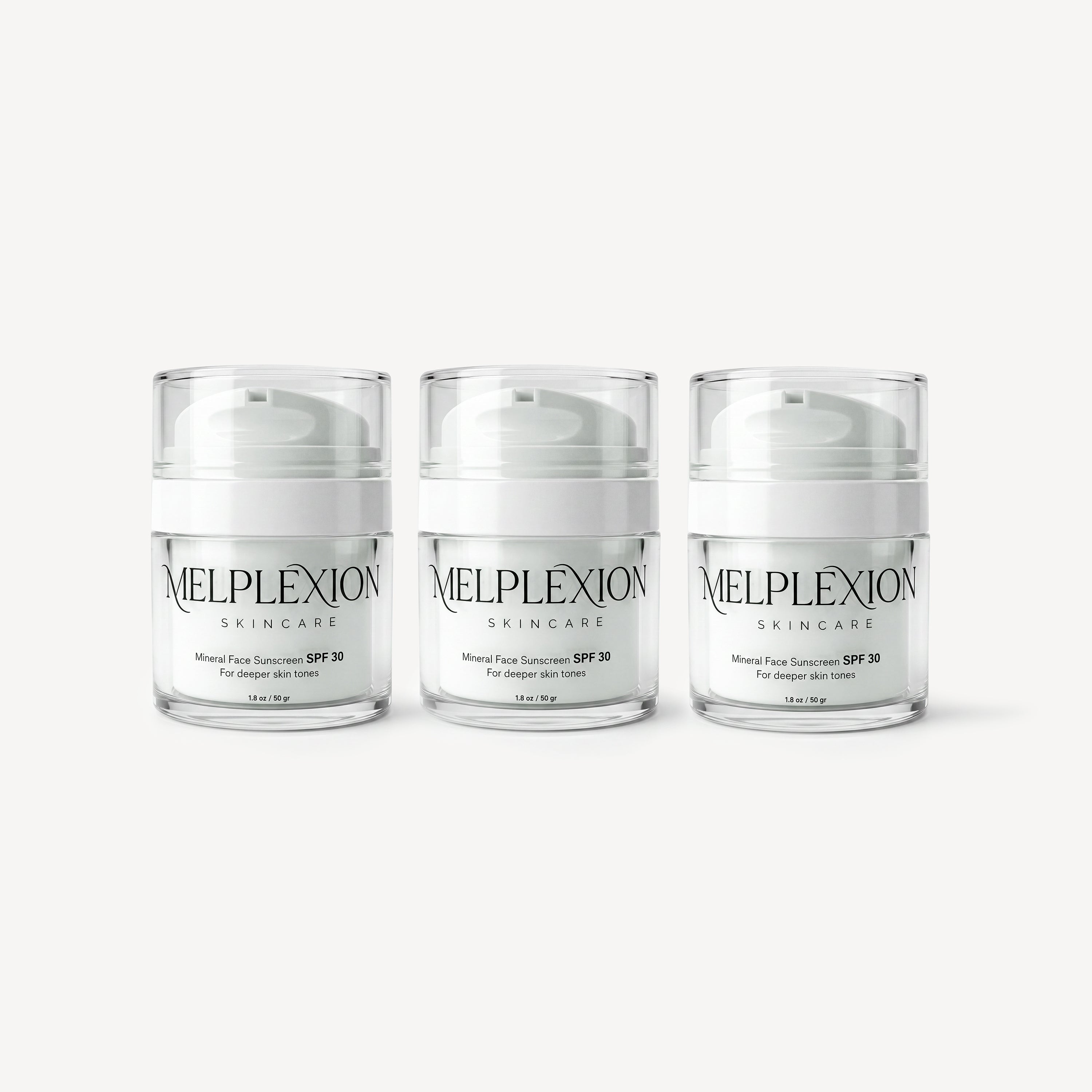 (SUMMER DEAL) 3x Natural Daycream - with SPF 30