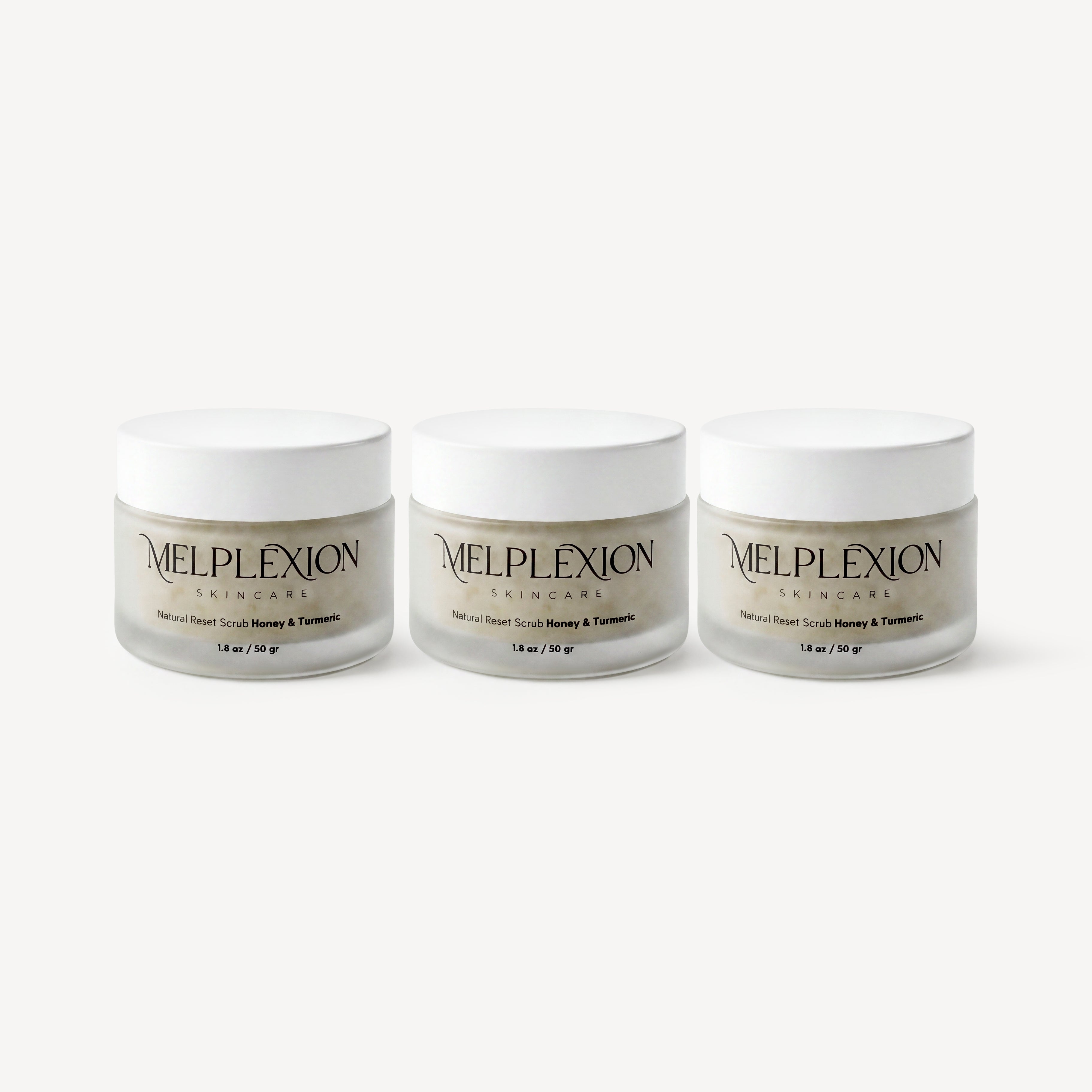 (SUMMER DEAL) 3x Natural Scrub - Honey Turmeric