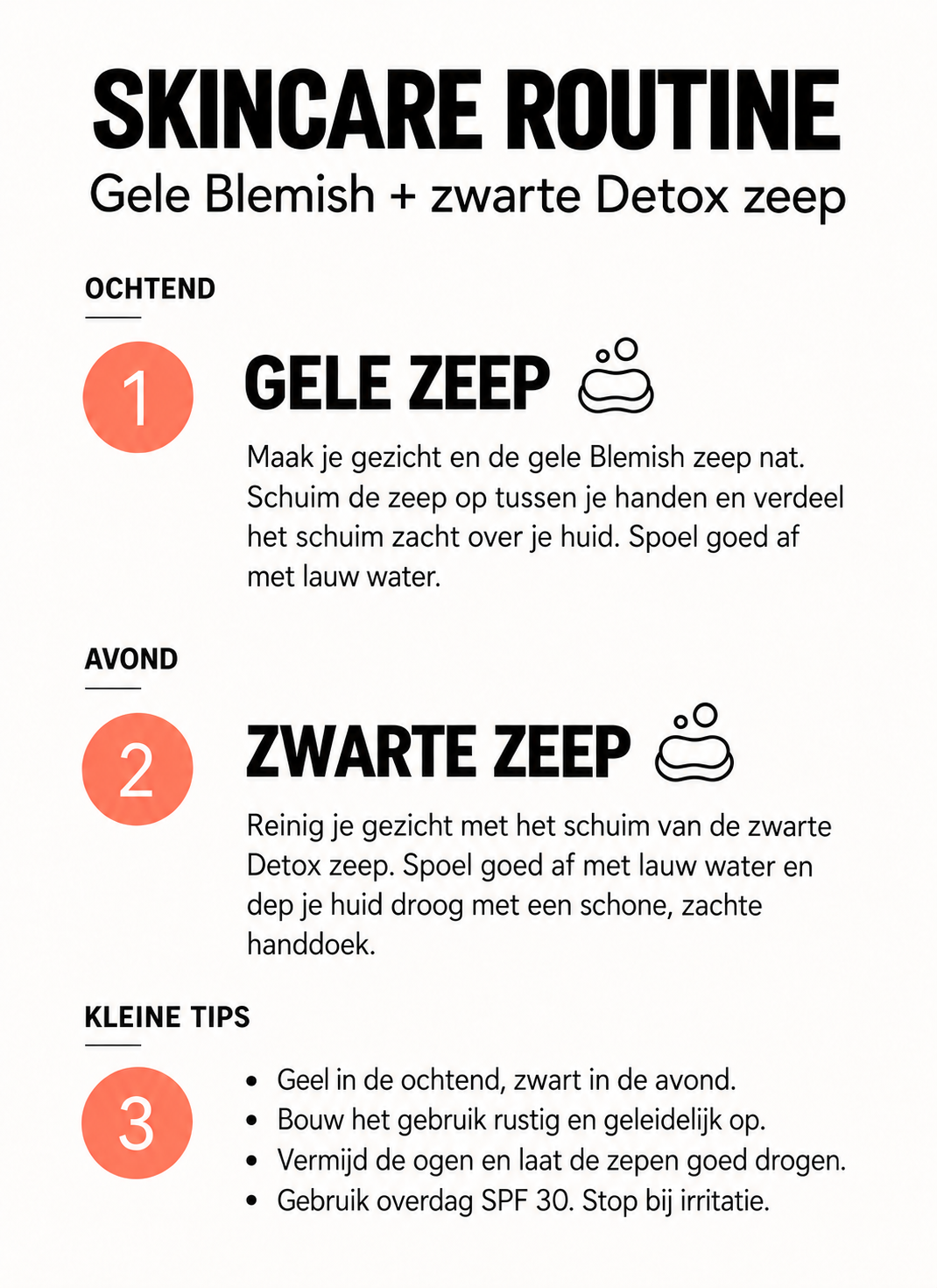 (SPECIAL DEAL) 2x Detox Soap + 1x Blemish Soap
