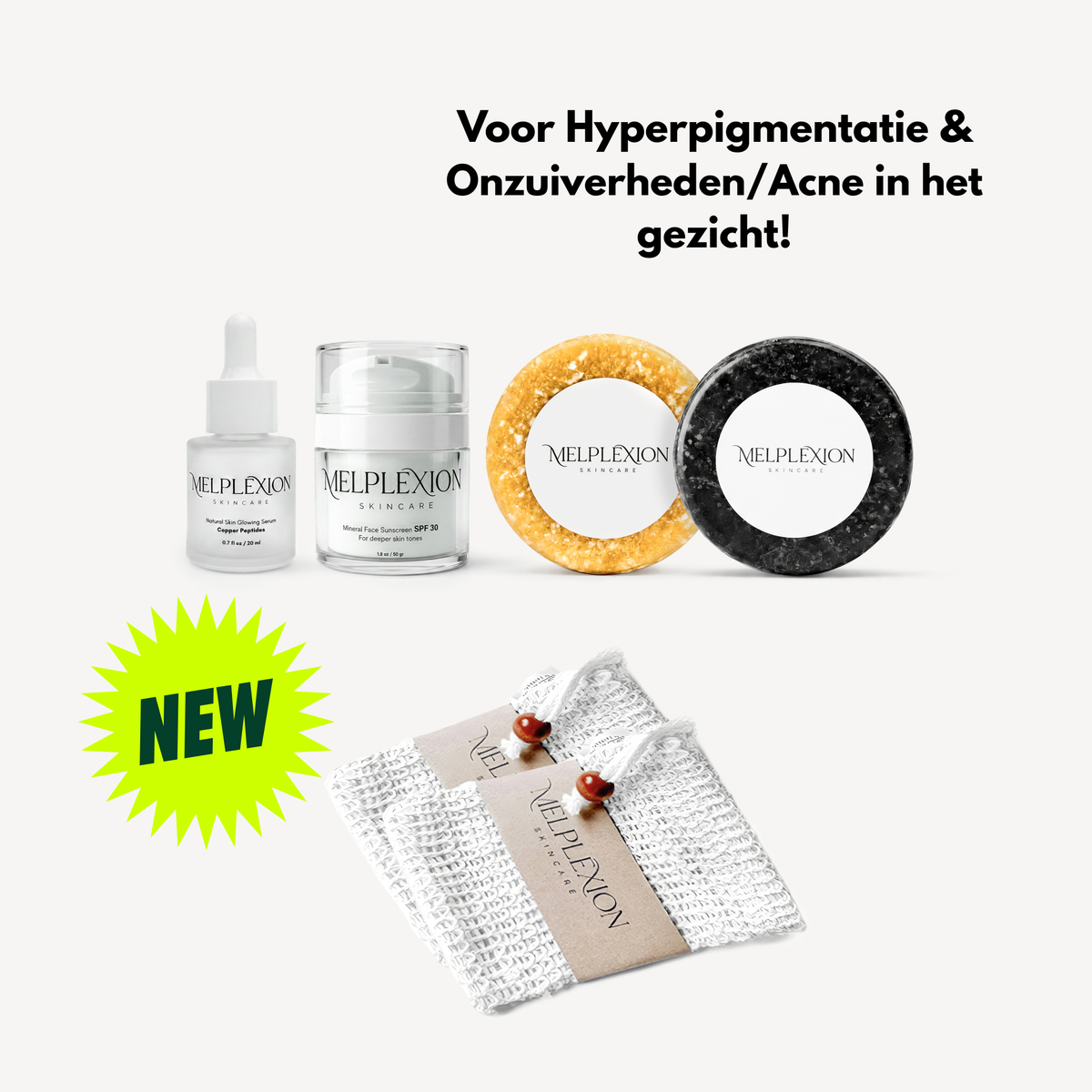 (NIEUW!) Clear & Even Skin Package + Gratis extra zeepzakje
