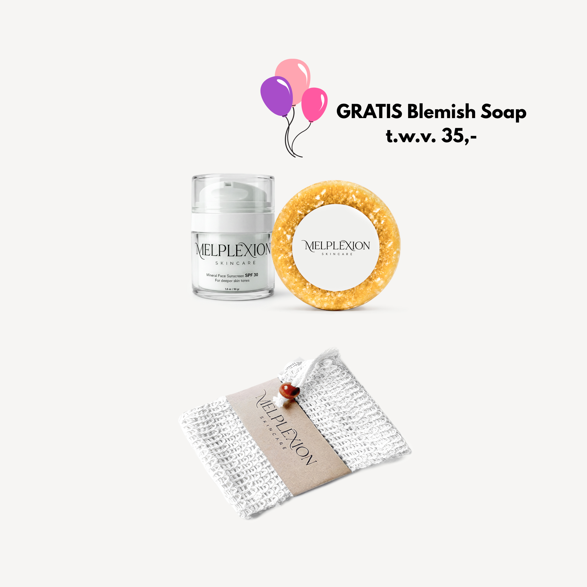 (BUNDEL) 1x Blemish Soap + 1x Daycream SPF 30