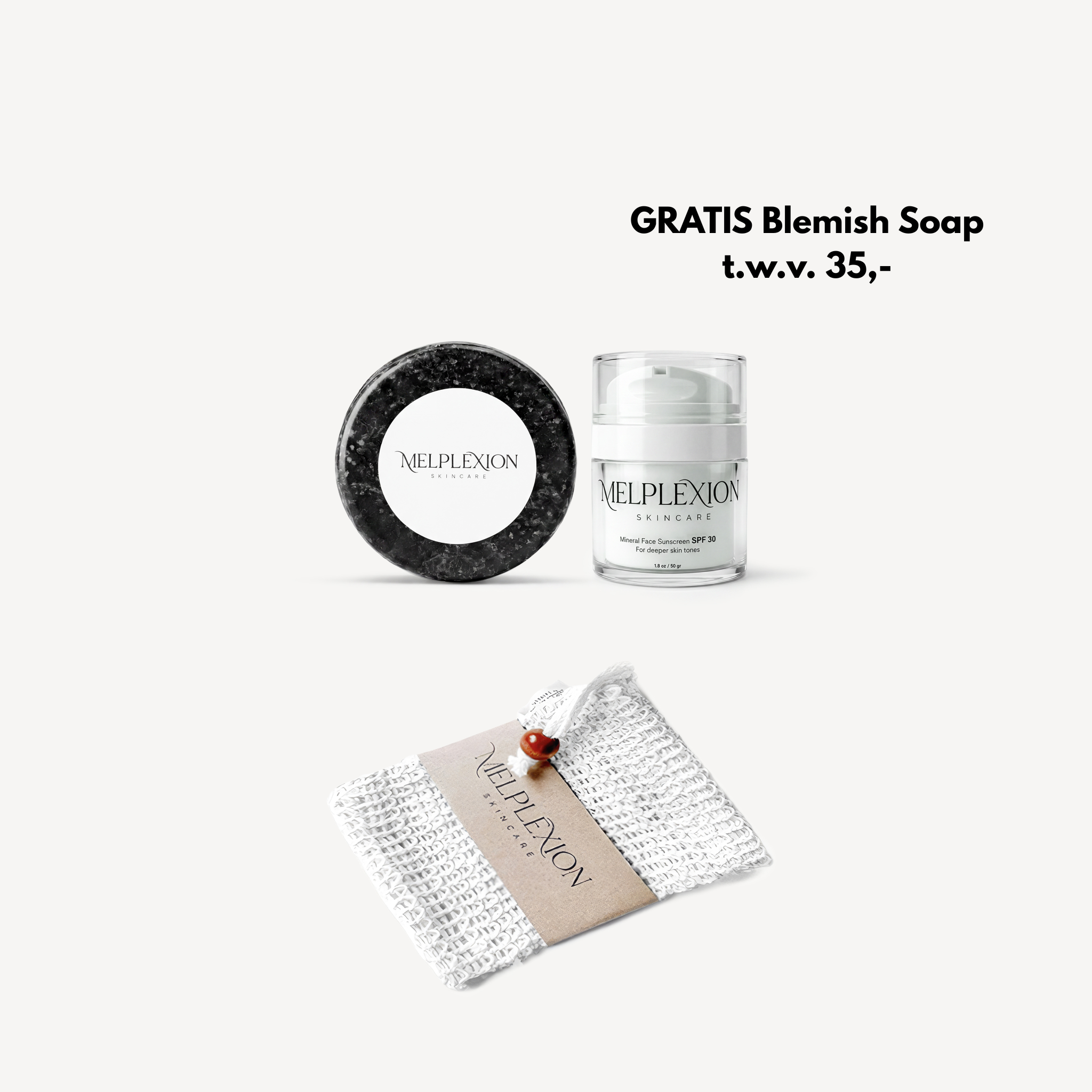 (BUNDEL) 1x Detox Soap + 1x Daycream SPF 30