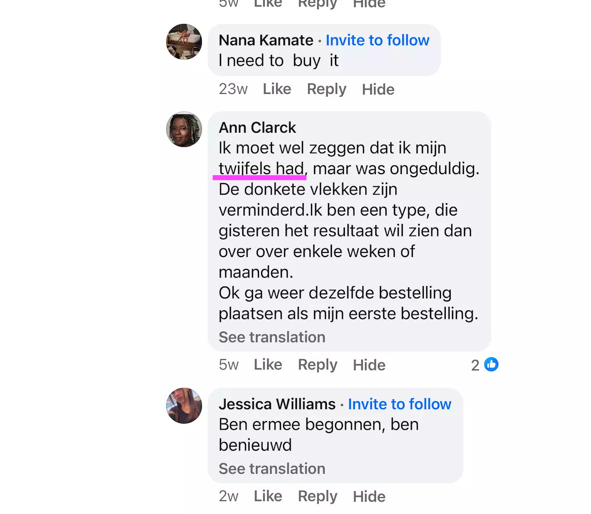 Scrollende tekst